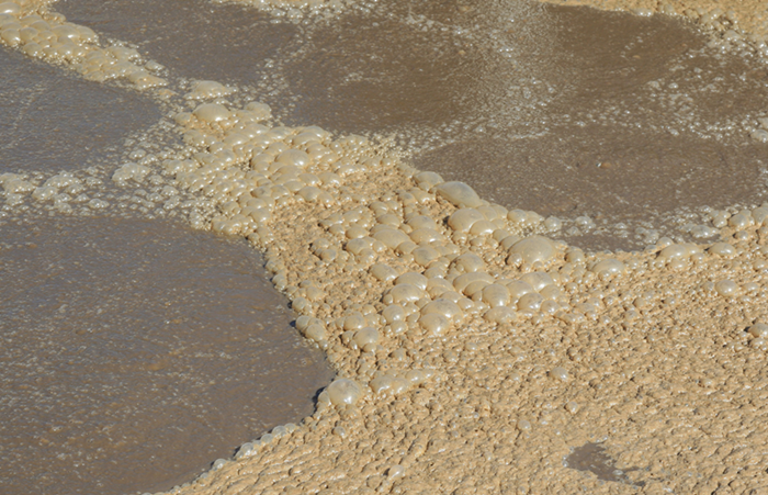 (圖:反滲透水處理泡沫池)