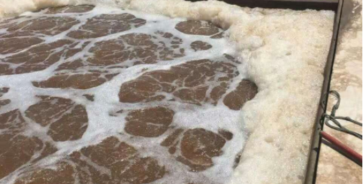 (圖:清洗廢水處理現(xiàn)場)